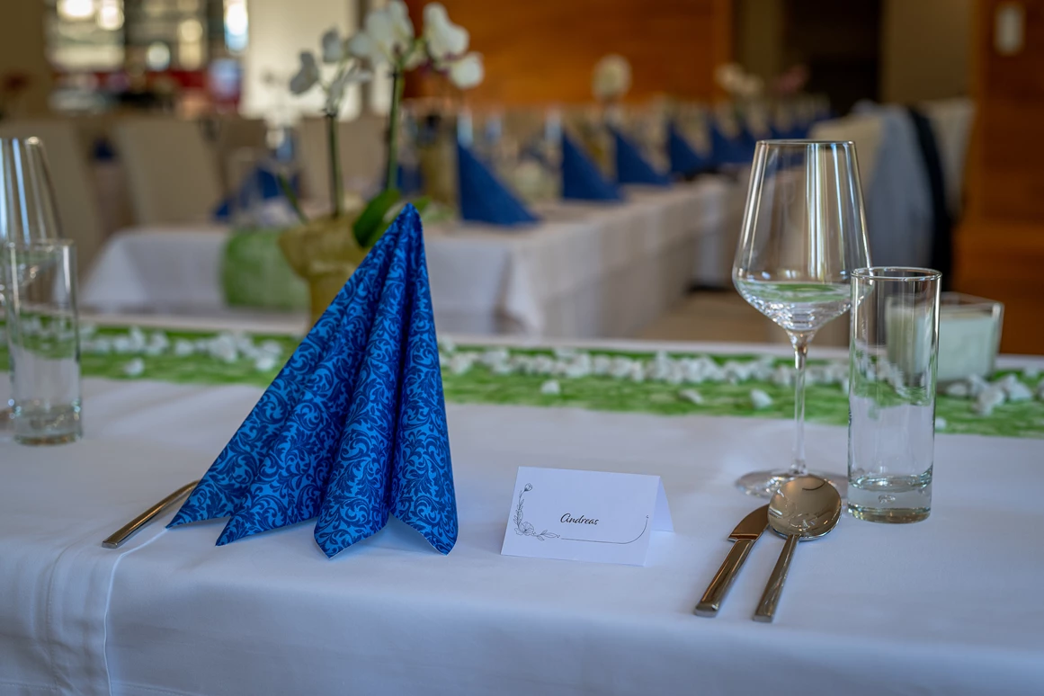 Hochzeitslocation: Tischdekoration - ABP Burgers