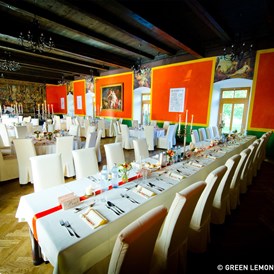 Hochzeit: Der Festsaal des Schloss Ottersbach.
Foto © greenlemon.at - Schloss Ottersbach