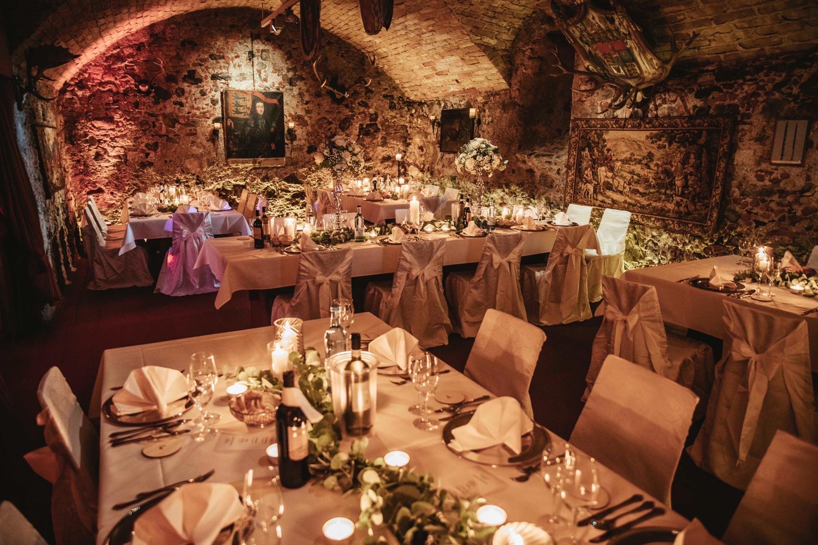 Schloss Waldburg Informatie over de balzalen Gewelf van het kasteel 