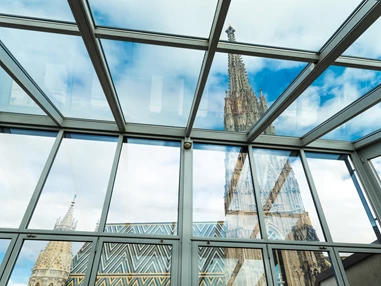 Hochzeitslocation: Blick auf den Stephansdom - Ristorante Settimo Cielo