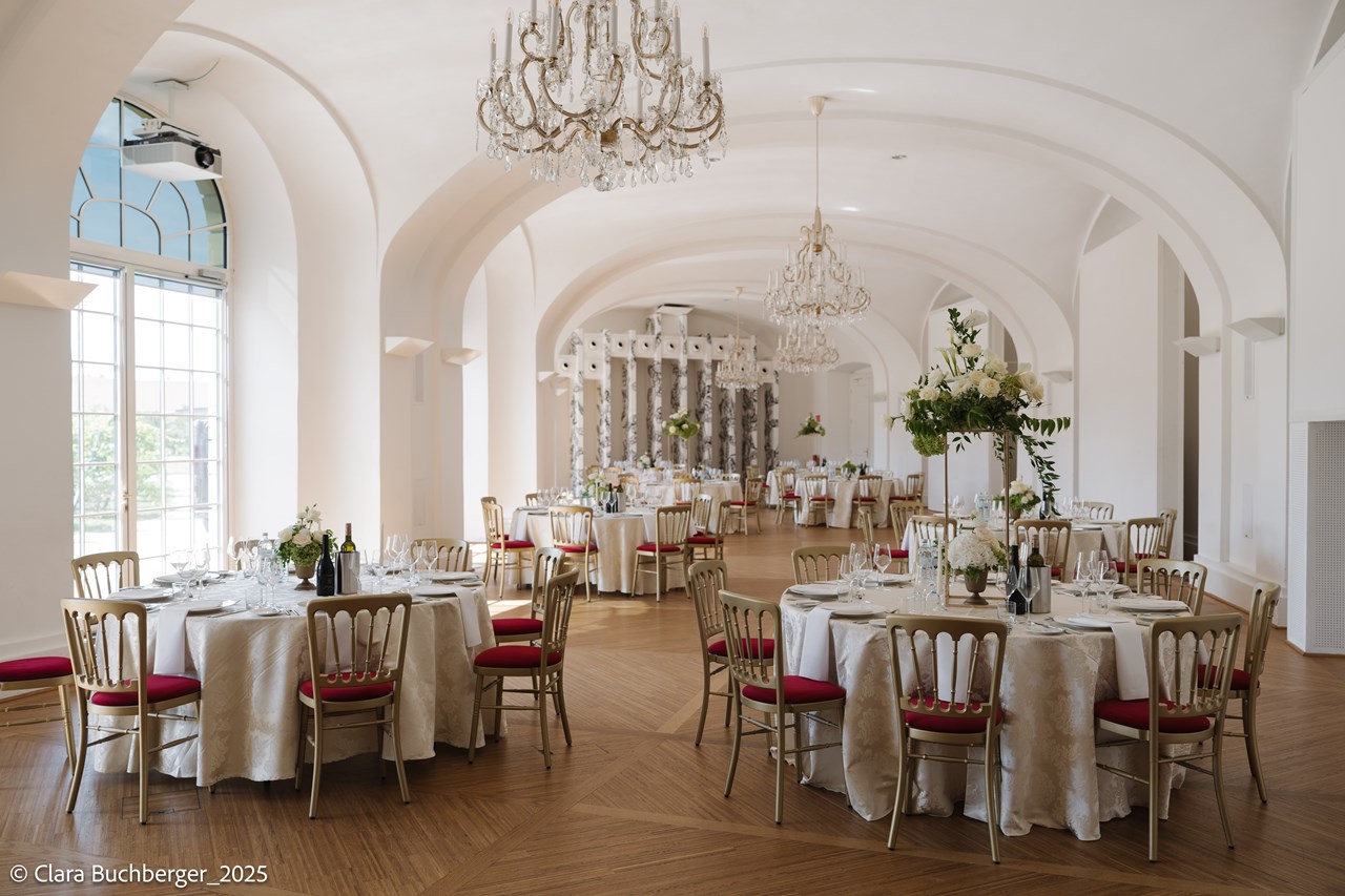 Schloss Schönbrunn Orangerie und Apothekertrakt  Informazioni sulle sale da ballo Maria Teresa 