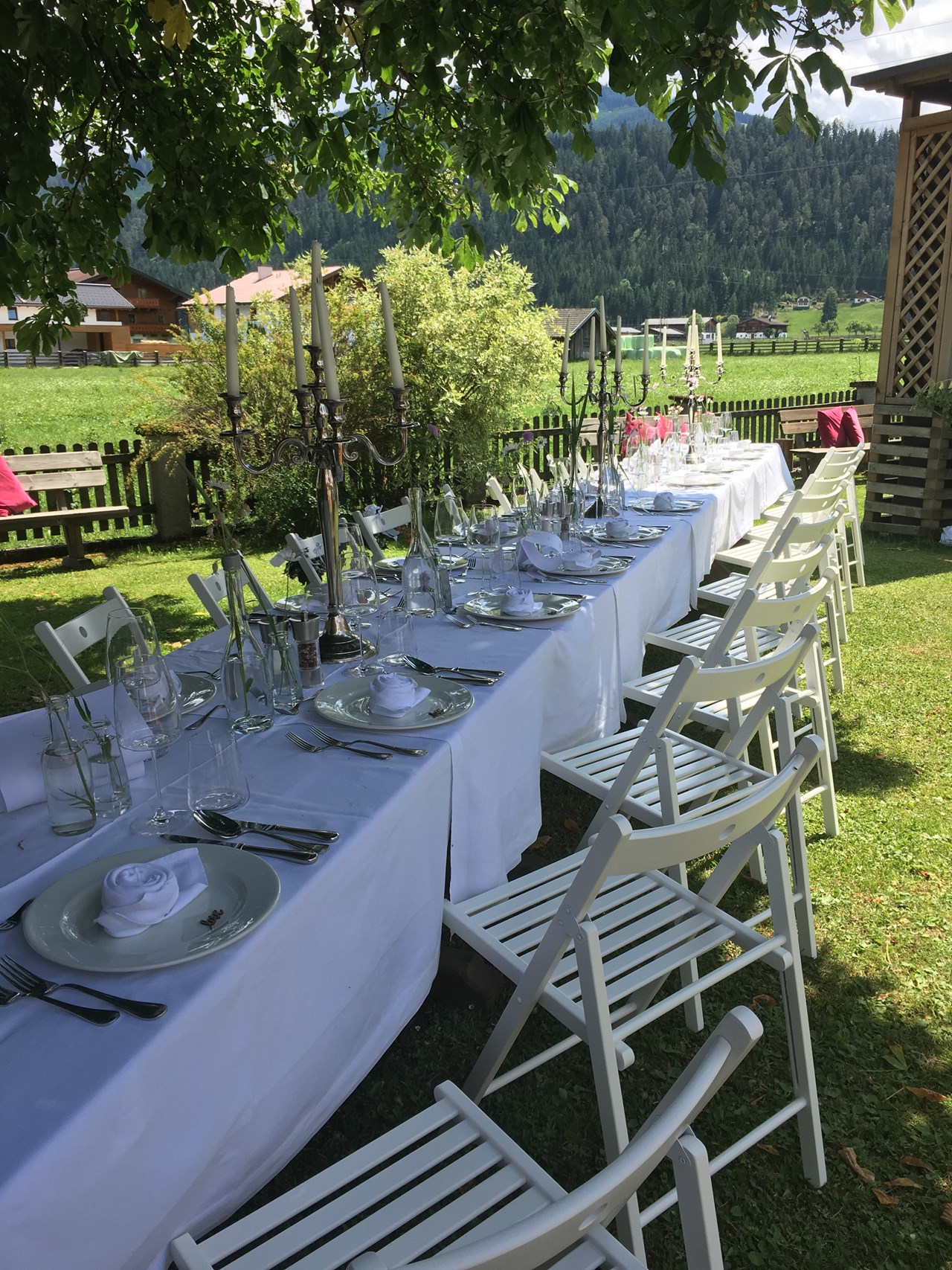 Scheffer's Hotel Angaben zu den Festsälen Garten 