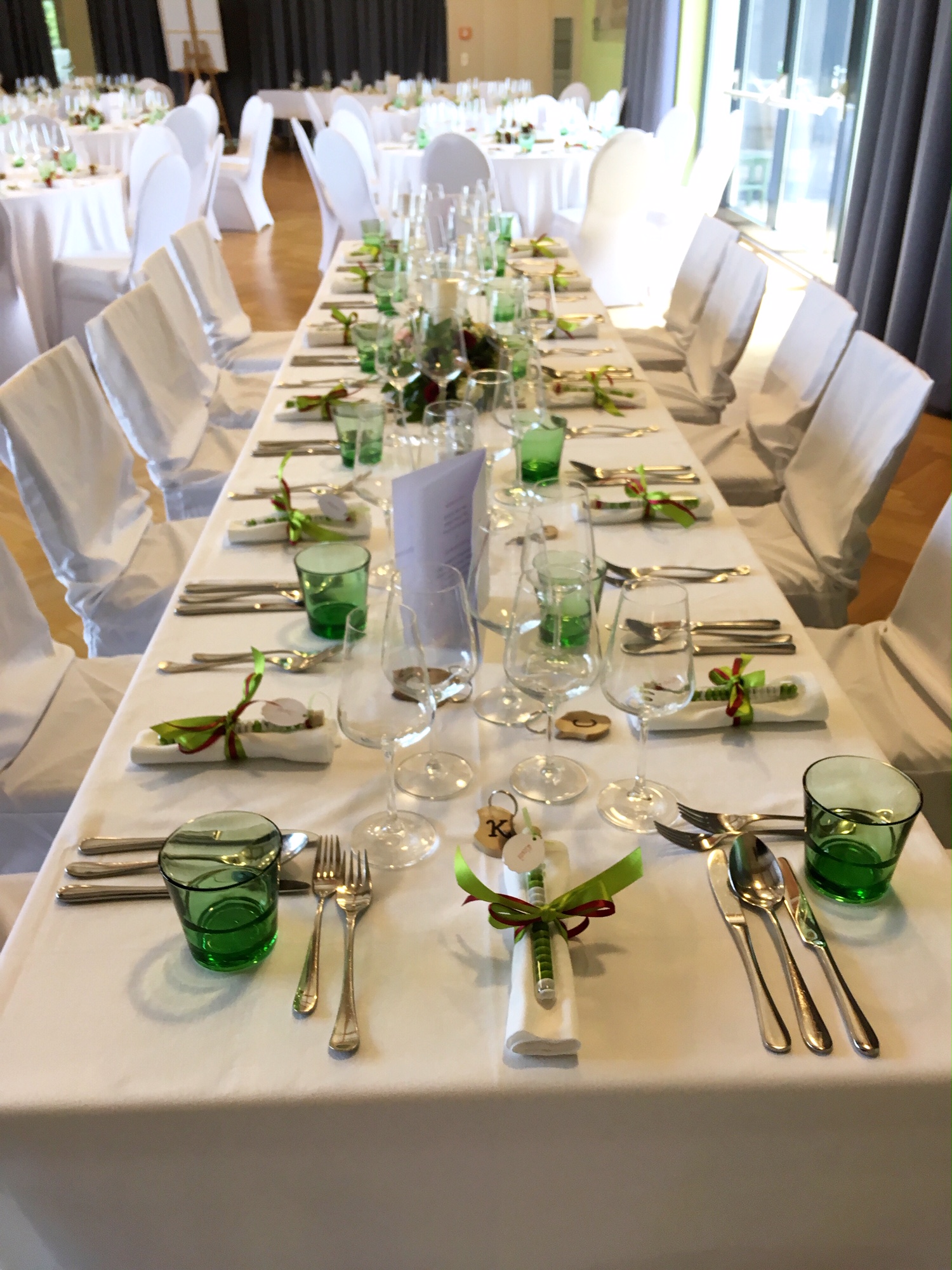 Bruiloft - Straß im Straßertale - Musterbild gedeckter Tisch - Donauhof Zwentendorf