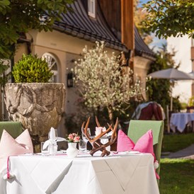 Hochzeit: Gastgarten - Romantik Spa Hotel Elixhauser Wirt ****S