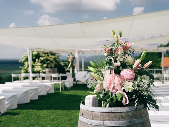Hochzeit: Trauungs set up im Freien - Hannersberg - der Hochzeitsberg
