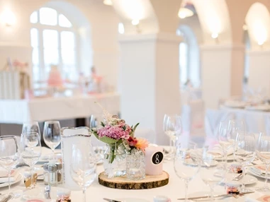 Hochzeit: Der Festsaal des Hannersberg. - Hannersberg - der Hochzeitsberg