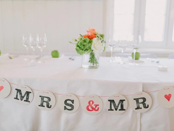 Hochzeit: Festsaal am Hannersberg. - Hannersberg - der Hochzeitsberg