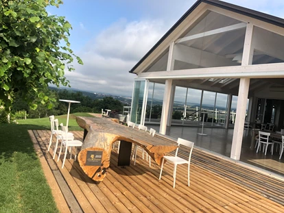 Bruiloft - Stadtschlaining - Seitenterrasse für Empfang  - Hannersberg - der Hochzeitsberg