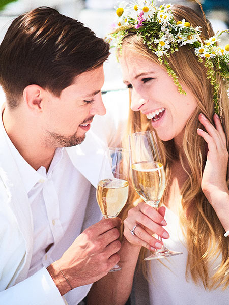 Hochzeitslocation: Hochzeitspaar - AsitzBräu