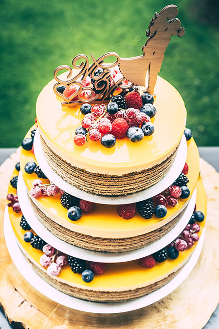 Hochzeitslocation: Hochzeitstorte - AlteSchmiede