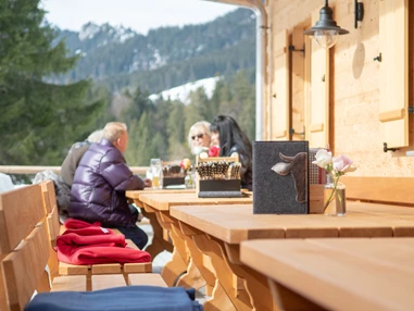 Hochzeit: Terasse - Spitzing Alm