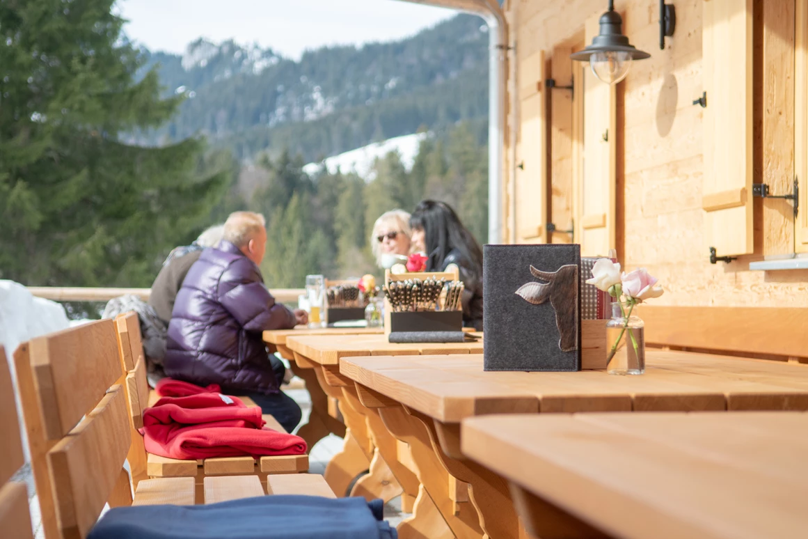 Hochzeit: Terasse - Spitzing Alm