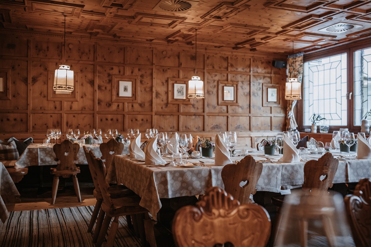 Das Central - Alpine. Luxury. Life. Information about the banquet halls Celebrate in the gourmet and award-winning restaurant Ötztaler Stube