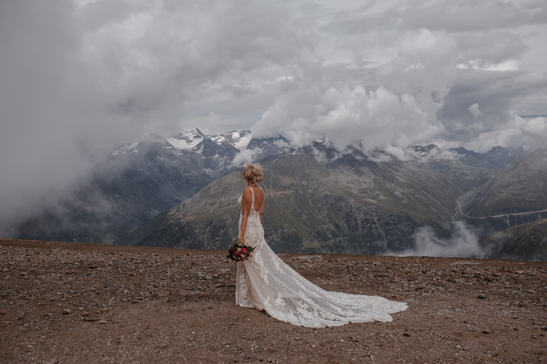 Hochzeit: Heiraten im ice Q auf 3.048 m Seehöhe am Gipfel des Gaislachkogls © Stefanie Fiegl - ice Q