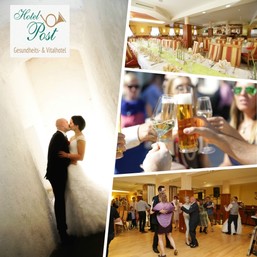 Hochzeit: Collage Hochzeit im Hotel Post in Radstadt - Hotel Post Walter 