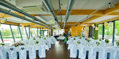Bruiloft - Breitenbrunn (Breitenbrunn am Neusiedler See) - Das Seerestaurant Katamaran in Rust bietet einen herrlichen Ausblick auf den Neusiedlersee im Burgenland. - Seerestaurant Katamaran