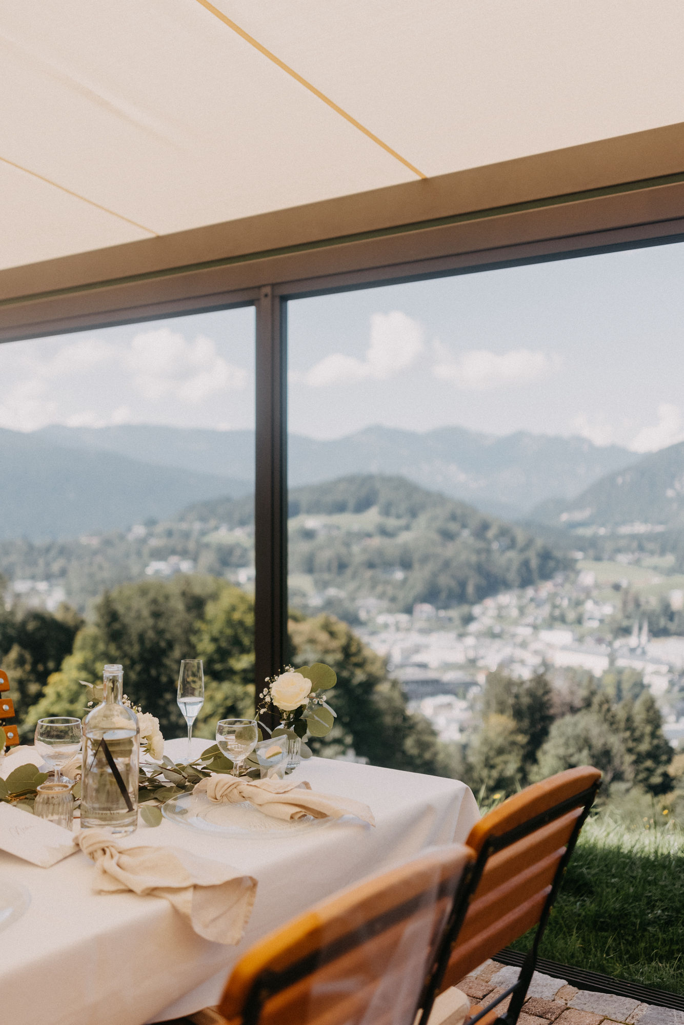 Hochzeitslocation: Ausblick auf Berchtesgaden - Salzbergalm 