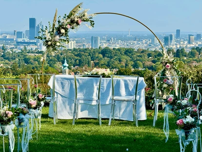 Hochzeit - Höbersdorf - Freie Zeremonie mit Wienblick  - Am Reisenberg  Wedding & Eventlocation