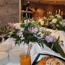 Hochzeit: Dekorationsbeispiel  - Hotel am Schloß Apolda