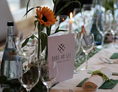 Hochzeit: Hochzeitstafel im Haus am See in Ravensburg. - Haus am See Ravensburg