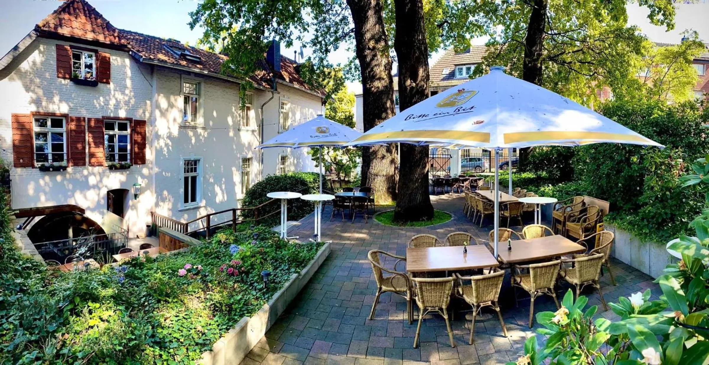 Hochzeit - Garten - Düsseldorf - Restaurant und Hotel "Gasthof Kaisermühle" 