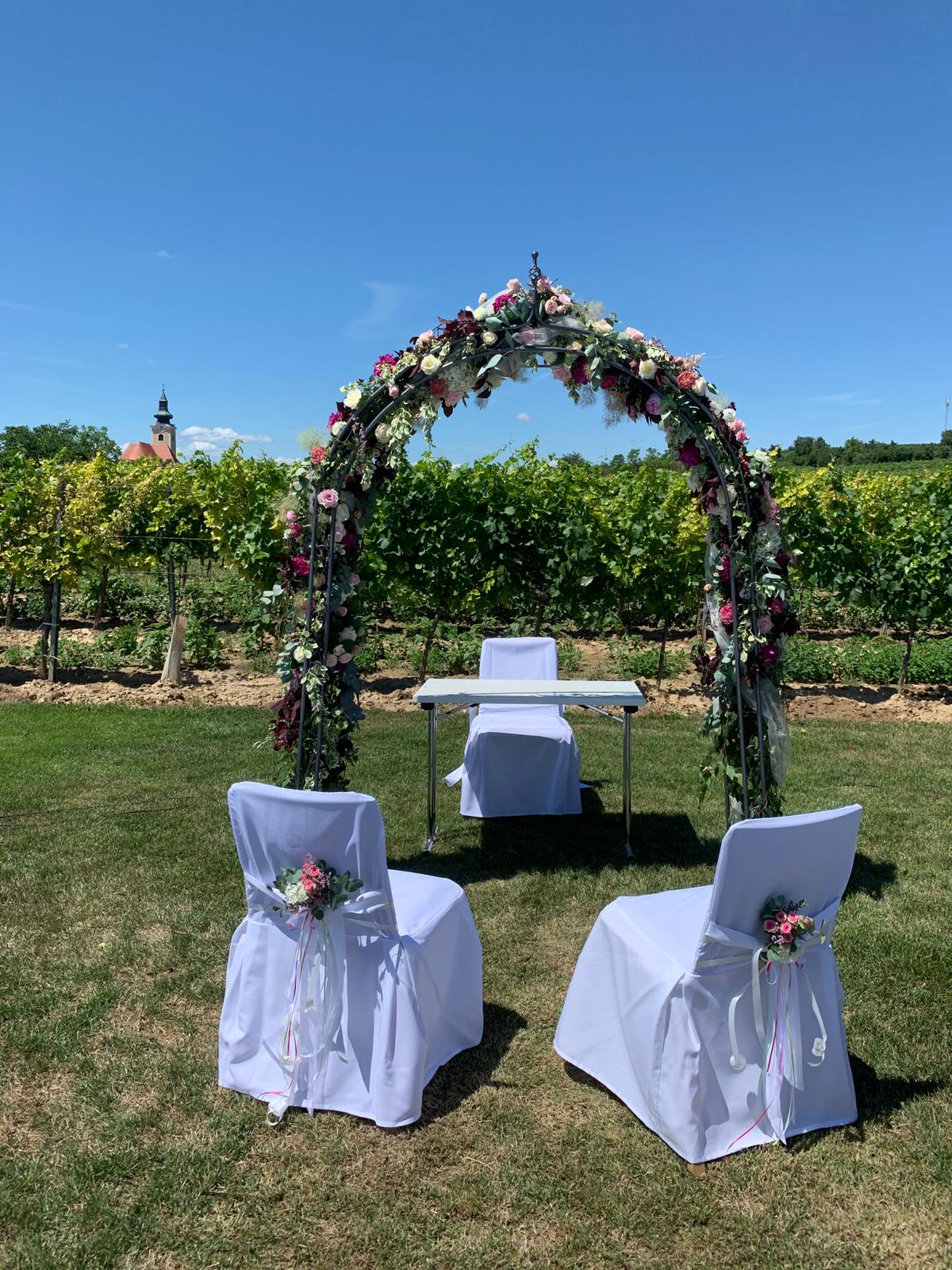 Hochzeitslocation: standesamtliche od freie Trauung/Festwiese - W4 - Wein l Genuss l Kultur