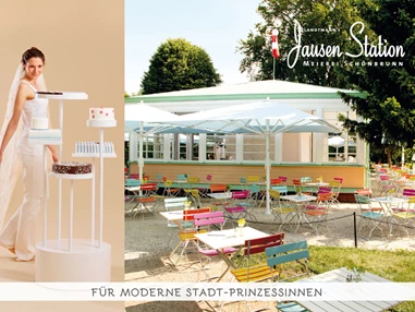 Hochzeit: Moderne Stadtprinzessin in Landtmann's Jausen Station - Landtmann's Jausen Station