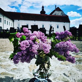 Hochzeit: Frühlingserwachen im Schlosshof - Schloss Events Enns