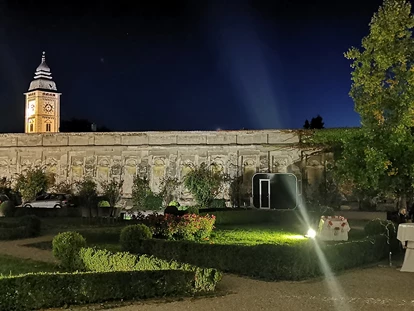 Hochzeit - Wallsee - Schlosshof bei NACHT - Schloss Events Enns