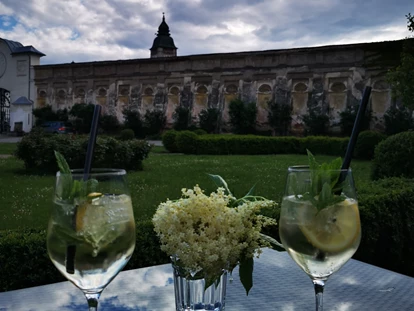 Hochzeit - Wallsee - Hugo mit hausgemachtem Hollundersirup serviert! - Schloss Events Enns