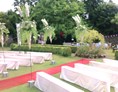 Hochzeit: Im Schlossgarten kann auch standesamtlich geraut werden - einfach schön - Wasserschloss Unsleben