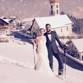 Hochzeit: Die Rufana Alp lädt zu einer Hochzeit im Schnee. - Rufana Alp
