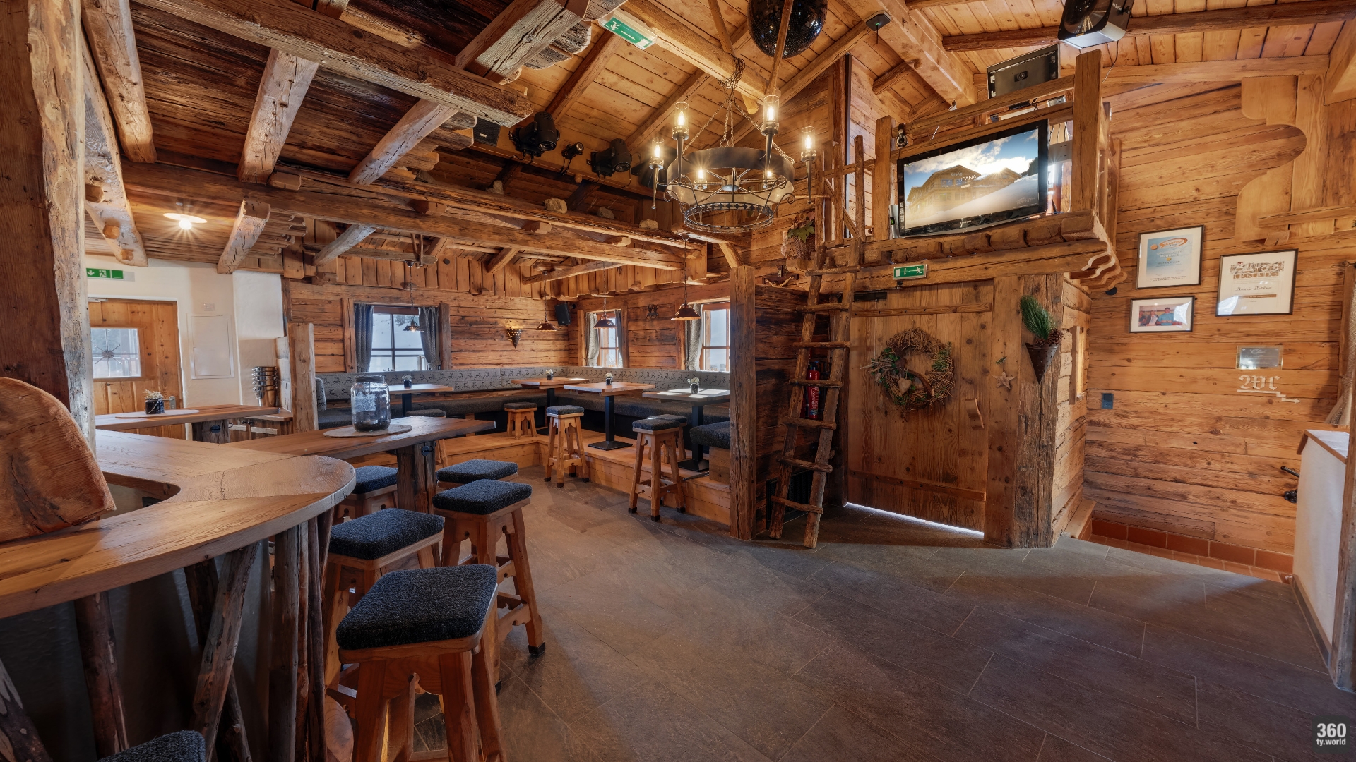 Rufana Alp Angaben zu den Festsälen Die Trinkerei