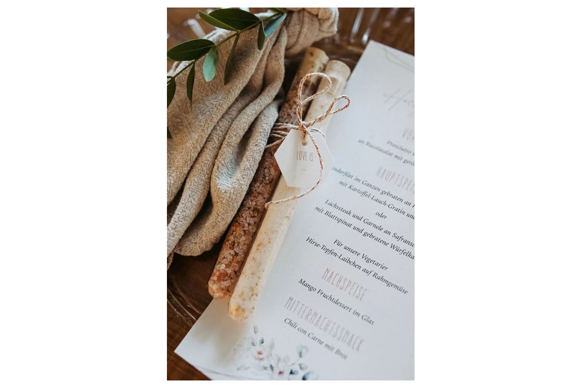 Hochzeitslocation: Das Menü wird aus saisonalen und regionalen Angebot individuell für Sie gestaltet. - Villa Blanka