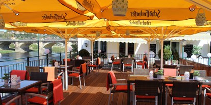 Hochzeit - Art der Location: Restaurant - Sachsen - Terrasse direkt an der Elbe - Bootshaus Pirna