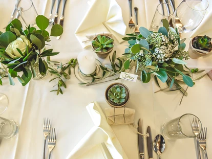 Wedding - Seefeld in Tirol - Details und Dekoration kann individuell vorgenommen werden. - Lizum 1600 - Ihre Hochzeitslocation