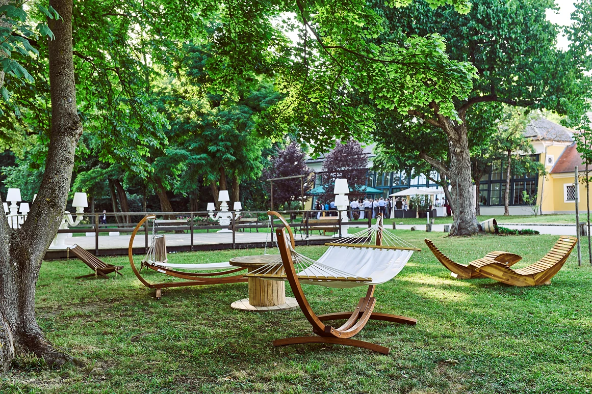Hochzeitslocation: Der Tanzboden ideal für standesamtliche Trauungen - Orangerie Europahaus Wien