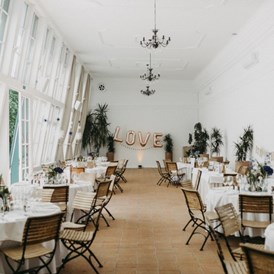 Hochzeit: ORANGERIE Europahaus für bis zu 120 Gäste. - Orangerie Europahaus Wien