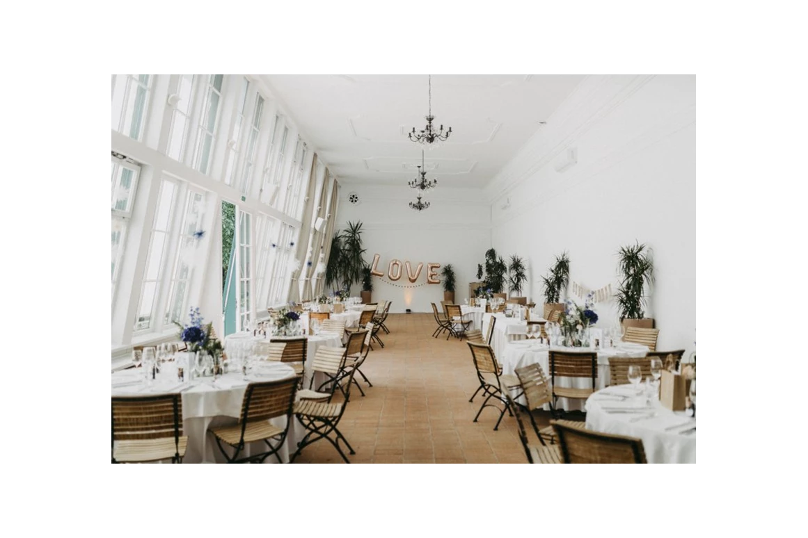 Hochzeitslocation: ORANGERIE Europahaus für bis zu 120 Gäste. - Orangerie Europahaus Wien