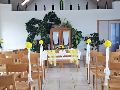 Wedding - Pottenbrunn - Auch "INDOOR" Trauung sind bei uns möglich! - WEINGUT & WEINBLICK Grafinger