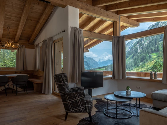 Hochzeit: Einrichtung und Aussicht Chalet - das Chaletdorf - Pitztal