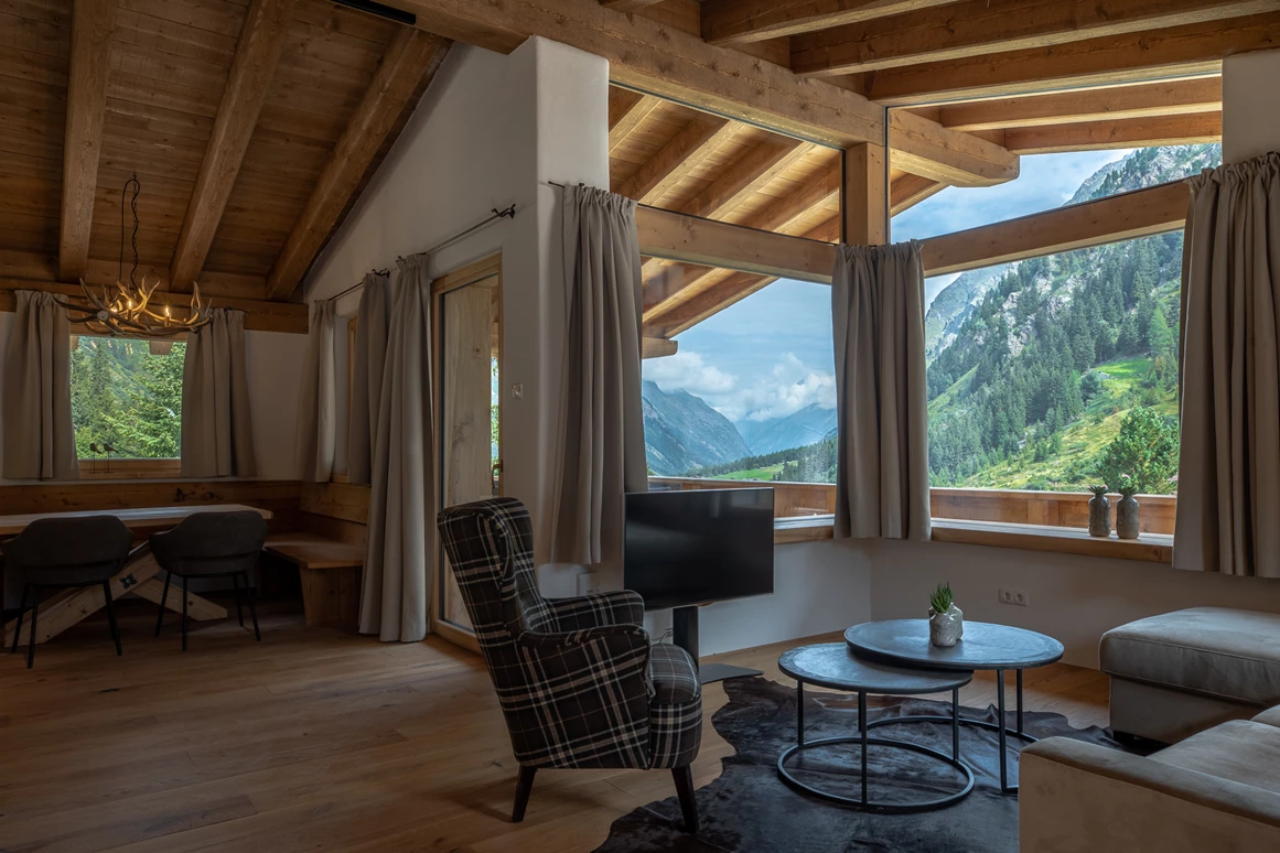 Hochzeit: Einrichtung und Aussicht Chalet - das Chaletdorf - Pitztal