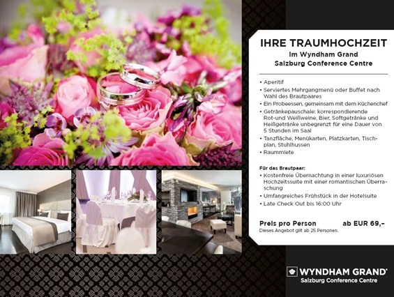 Hochzeitslocation: Wyndham Grand Salzburg Conference Centre