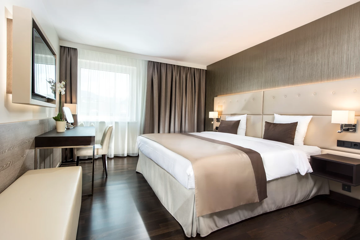 Hochzeitslocation: Executive Grand Suite - Schlafbereich - Wyndham Grand Salzburg Conference Centre