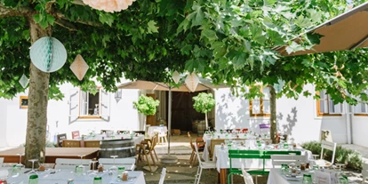 Bruiloft - Breitenbrunn (Breitenbrunn am Neusiedler See) - Feiern Sie unter freiem Himmel auf Gut Purbach.
Foto (c) belleandsass.com - Gut Purbach
