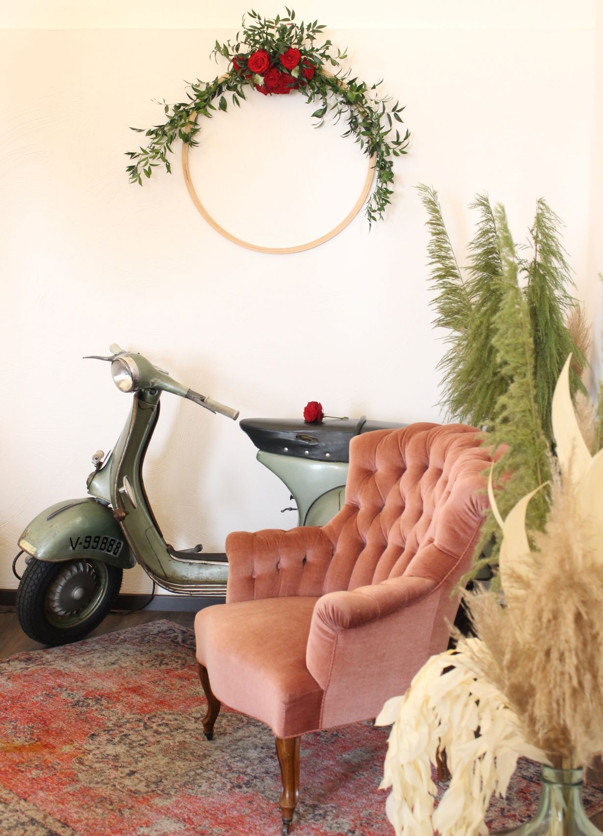 Hochzeitslocation: Fotecke mit Vespa - NOLI Event & Wedding Location