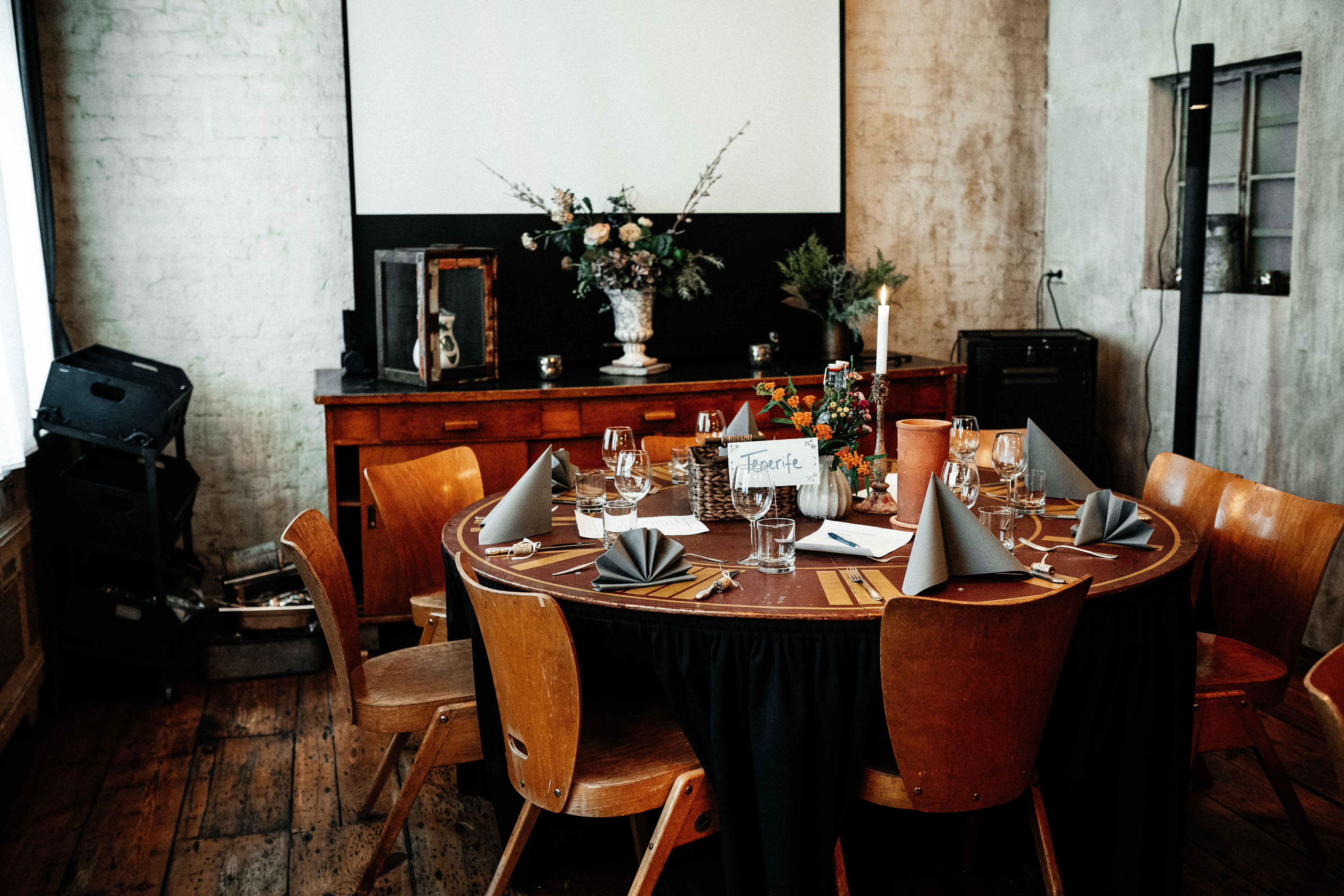 Mariage - Berlin-Stadt Friedrichshain - Der Festsaal des Old Smithy's Dizzle in Berlin-Friedrichshain. - Old Smithy's Dizzle