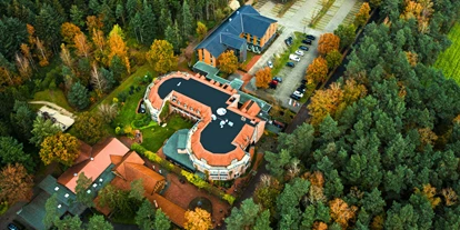 Bruiloft - Emsland, Mittelweser ... - Draufsicht auf die Hotelanlage des Hotel Heidegrund in Niedersachsen. - Heidegrund