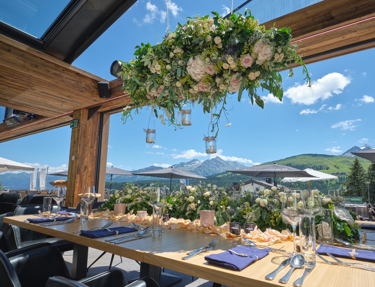 MY ALPENWELT Resort****SUPERIOR Information about the banquet halls Day & Dinner Club Susi Alm