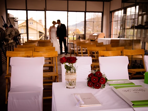 Hochzeitslocation: Heiraten bei der Sauschwänzlebahn